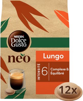 Café capsules Compatible Dolce Gusto coconut caffè latte intensité
