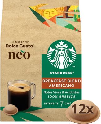 Boîte à dosettes NESTLE dolce gusto neo starbucks americano