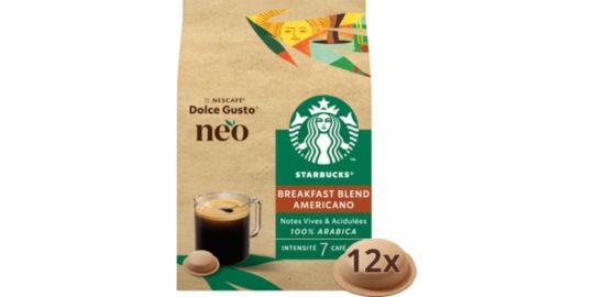Boîte à dosettes NESTLE dolce gusto neo starbucks americano