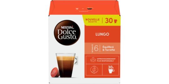 Dosette NESTLE DOLCE GUSTO LUNGO x30