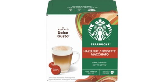 Capsules NESTLE STARBUCKS by NDG Latte Hazelnut x12