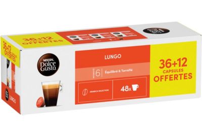 Dosette NESTLE DOLCE GUSTO LUNGO x36+12