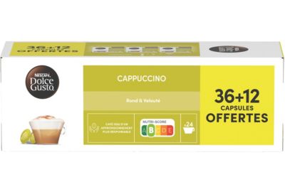 Dosette NESTLE DOLCE GUSTO CAPPUCCINO x36+12