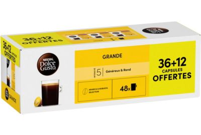 Dosette NESTLE DOLCE GUSTO GRANDE x36+12