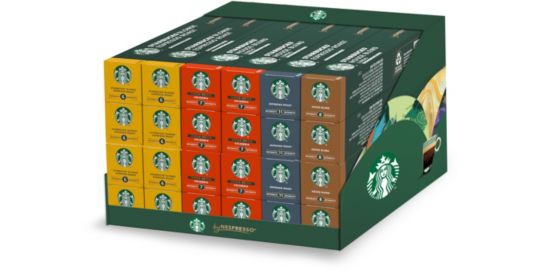 Capsules NESTLE STARBUCKS BY NESPRESSO Mix boites x24