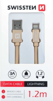 Câble Lightning AMAHOUSSE Câble Lightning Swissten OR  iPhone