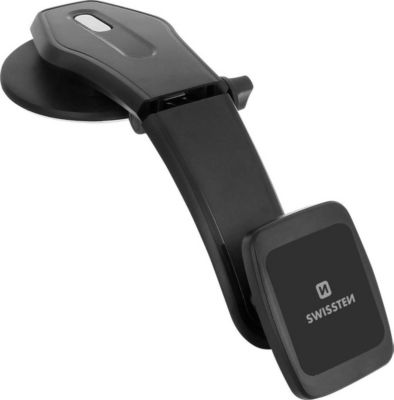 Support smartphone SWISSTEN Magnétique Tableau de Bord - Noir