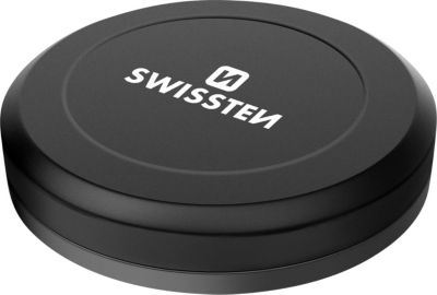 Patch magnétique SWISSTEN Magnétique, Adhésive 3M, S-Grip - Noir