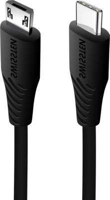 Câble micro USB SWISSTEN USB-C vers Micro-USB Charge rapide 3A 1m