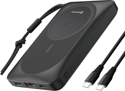 Batterie externe SWISSTEN MagSafe 10.000mAh + USB-C 18W + USB 20W