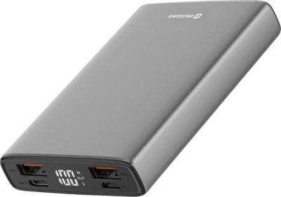 Batterie externe SWISSTEN 20W USB-C PD Quick Charge 10000mAh Gris Batterie externe SWISSTEN 20W USB-C PD Quick Charge 10000mAh Gris