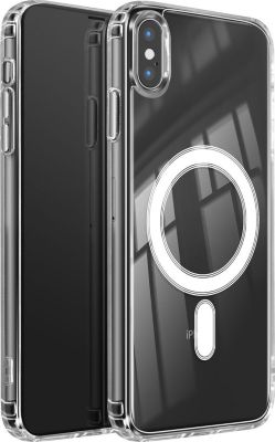 Coque SWISSTEN MagSafe Pour iPhone XS Max Bi matière