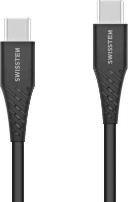 Câble alimentation SWISSTEN USB-C vers USB type C 60W, Silicone 1.5m