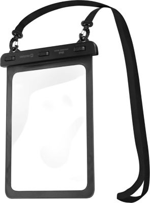 Etui SWISSTEN Etanche + Dragonne Noir