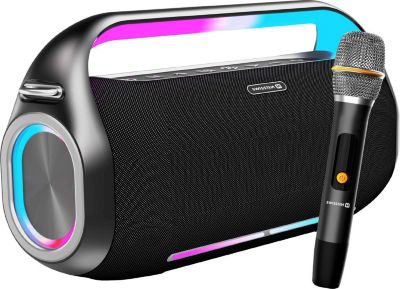 Enceinte PC SWISSTEN 300W Bluetooth + Micro Sans Fil Noir