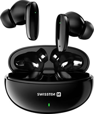 Ecouteurs SWISSTEN Écouteurs Bluetooth TWS Boitier USB-C