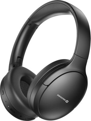Casque SWISSTEN Casque Bluetooth ANC Autonomie 50h Noir