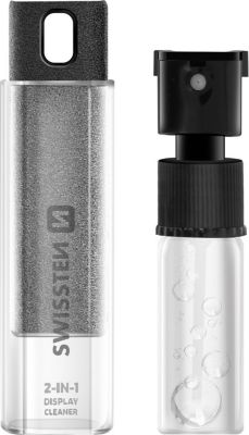 Nettoyant SWISSTEN Nettoyant Écran 2 en 1 Spray et Chiffon