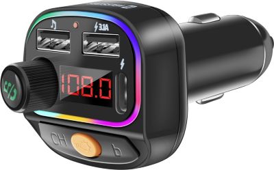 SWISSTEN Transmetteur FM Bluetooth Voiture RGB