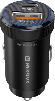 Chargeur allume cigare SWISSTEN Swissten Chargeur Voiture Fast Charging