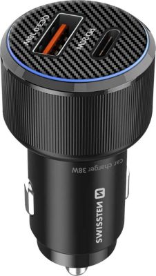 Chargeur allume cigare SWISSTEN Swissten Chargeur Voiture Fast Charging