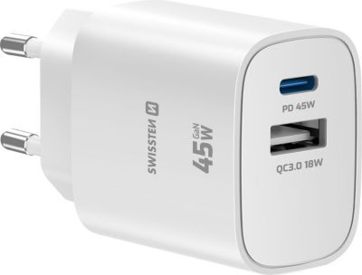 Chargeur SWISSTEN Swissten Chargeur USB-C 45W Power Delive
