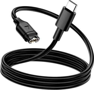 Câble alimentation TACTICAL Câble USB-C vers Garmin Fenix ​​5 Noir