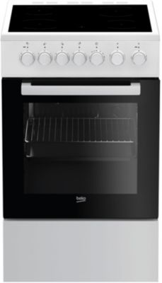 Cuisinière vitrocéramique BEKO FSS57100GW
