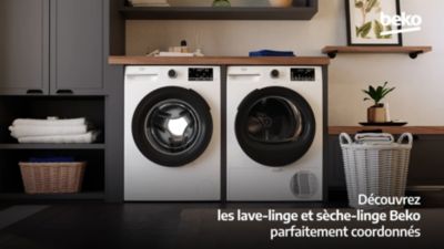 Voir la vidéo pour Lave linge hublot BEKO BM3WFU410411B