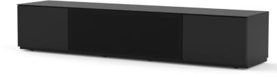 Meuble TV SONOROUS Studio STA 200 Noir Porte metal