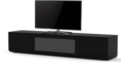 Meuble TV SONOROUS Studio STA 200 Noir Porte IR