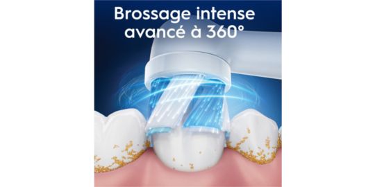 Brossette dentaire ORAL-B x6 Ultimate Clean Blanc