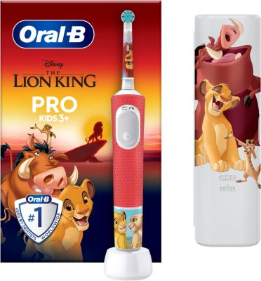Brosse à dents électrique ORAL-B Vitality Pro Kids Roi Lion + étui de voyage