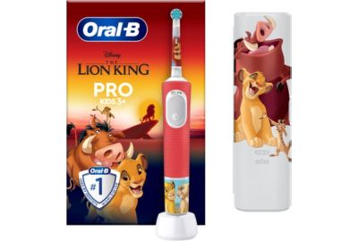 Brosse à dents électrique ORAL-B Vitality Pro Kids  Roi Lion + étui de vo