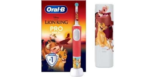 Brosse à dents électrique ORAL-B Vitality Pro Kids  Roi Lion + étui de vo