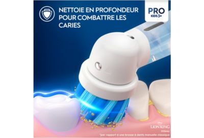 Brosse à dents électrique ORAL-B Vitality Pro Kids  Roi Lion + étui de vo