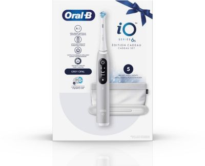 Brosse à dents électrique ORAL-B iO6s Series Gris Opal EDITION CADEAUX