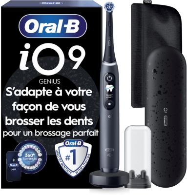 Brosse à dents électrique ORAL-B iO9 Series Black Onyx Luxe Edition