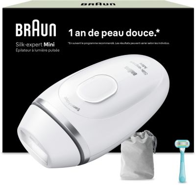 Epilateur lumière pulsée BRAUN IPL PL1114