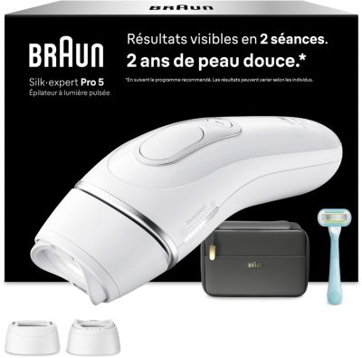 Epilateur lumière pulsée BRAUN IPL PL5234