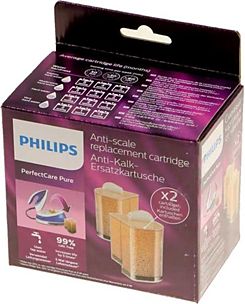 Cassette anticalcaire Philips - 2 PCS - Filtre à eau à cartouche