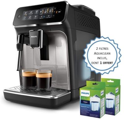 Expresso Broyeur PHILIPS omnia série 3200 EP3226/40 silver Reconditionné Expresso Broyeur PHILIPS omnia série 3200 EP3226/40 silver Reconditionné