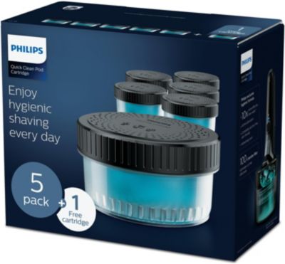 Cartouche nettoyante PHILIPS liquide Quick Clean Pod pack 6 recharges