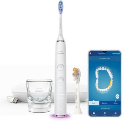 Brosse à dents électrique PHILIPS Sonicare Diamondclean smart HX9917/88