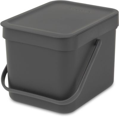 Poubelle de cuisine à compost ronde 6 litres