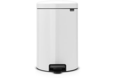 Poubelle BRABANTIA Newlcon 20L White A pedale