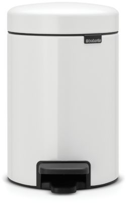Poubelle manuelle BRABANTIA Newlcon 3L White A pedale Poubelle manuelle BRABANTIA Newlcon 3L White A pedale
