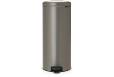 Poubelle Bo à pédale, inox, 60 L, <<Passion Red>> - Brabantia