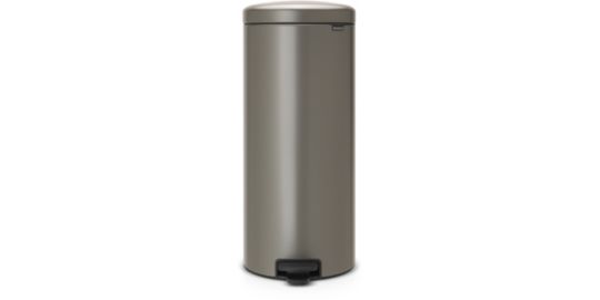 Poubelle BRABANTIA à pédale NewIcon 30L Platinium