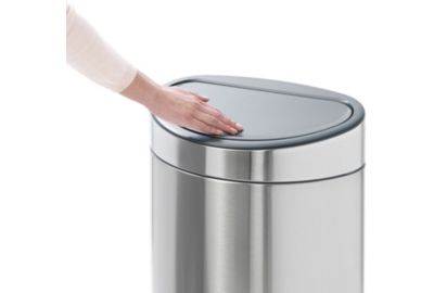 Poubelle BRABANTIA Touch bin 40L Matt Steel